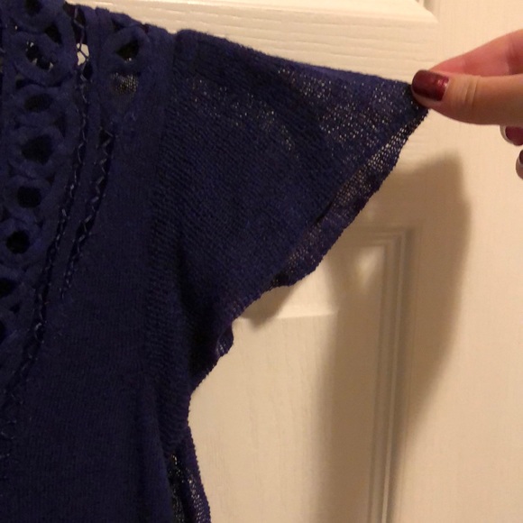 BCBG Lace Top Sweater Dress - Picture 6 of 8